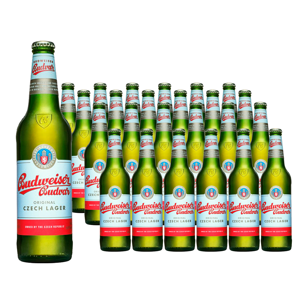 24 x BUDWEISER 330ml Beer Bottle