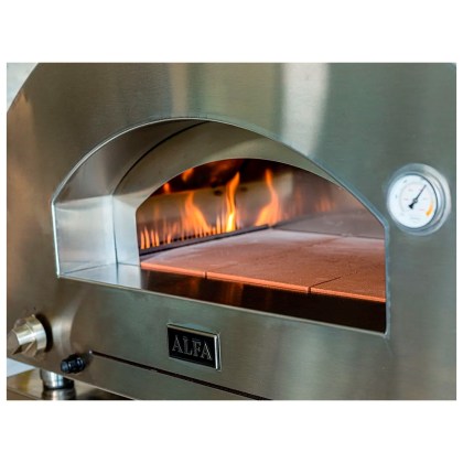 ALFA FUTURO 2 PIZZE (Ex Stone Oven) SILVER BLACK ΥΓΡΑΕΡΙΟ / ΞΥΛΟ
