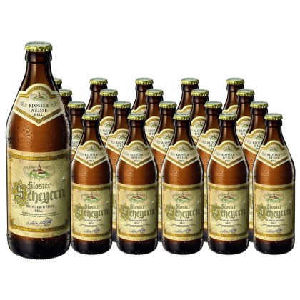 20 x SCHEYERN KLOSTER WEISSE 500ml Beer