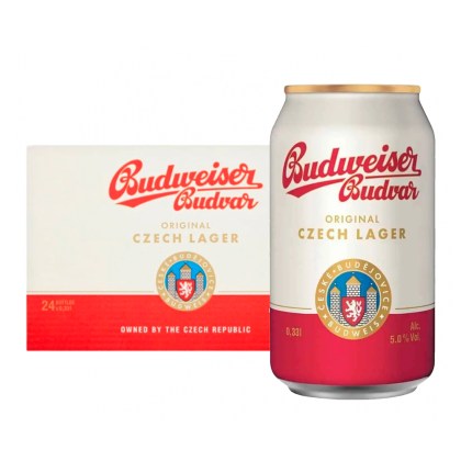 24 x BUDWEISER 330ml Beer Can