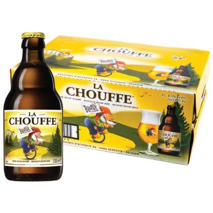 24 x LA CHOUFFE BLOND 330ml Beer