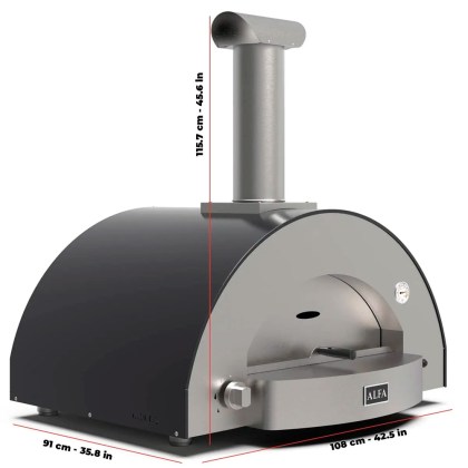 ALFA CLASSICO 4 PIZZE ARDESIA GREY ΞΥΛΟ