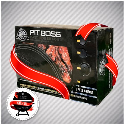 Pit Boss 6 Piece Cast Iron Starter Kit