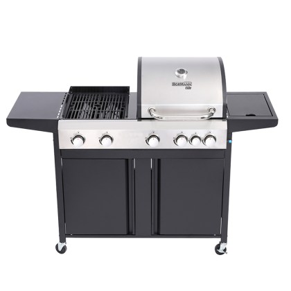 BORMANN Elite BBQ5060 Ψησταριά Υγραερίου 3 σε 1 Combo Grill