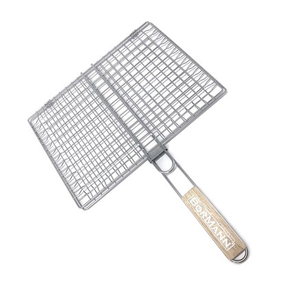 BORMANN Grill GRATE ΙΝΟΧ DOUBLE 35x23cm
