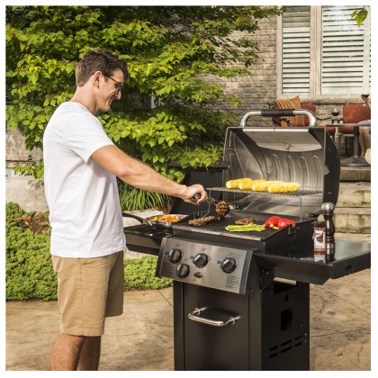 Set Broil King Gas Grill Royal 340 and Side burner & Infrared Burner kit