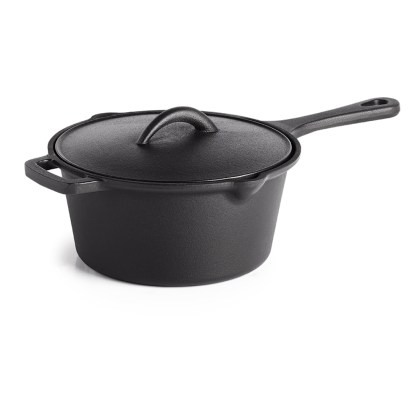 Cast Iron pan 19cm with Lid 2lt