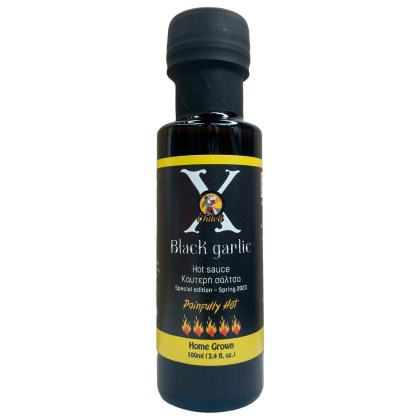 Chileli X with black garlic Εξαιρετικά Καυτερή σάλτσα