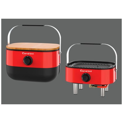 Coral Gas Mini BBQ Black