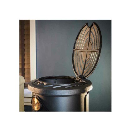 Coral Gas Provence Gas Stove 3000W Black 47x58x80cm