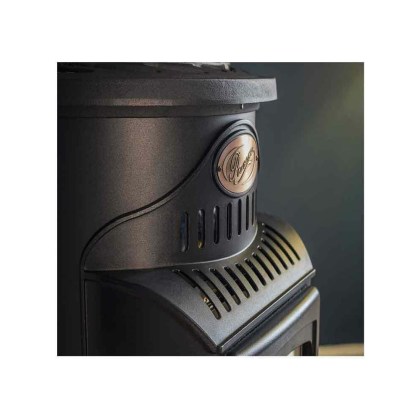 Coral Gas Provence Gas Stove 3000W Black 47x58x80cm