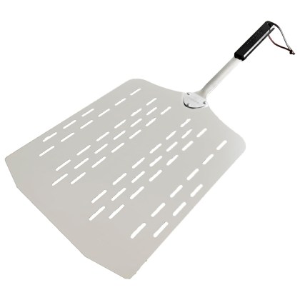 Cozze pizza paddle aluminium L60 x 28x28 cm perforated steel Campaign model