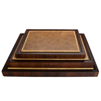 Cutting Board Maple Oak and Sapele Model 001 Large