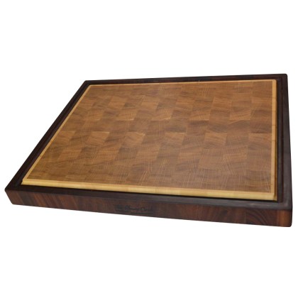 Cutting Board Maple Oak and Sapele Model 001 Large