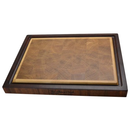 Cutting Board Maple Oak and Sapele Model 001 Large