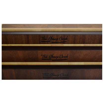 Cutting Board Maple Oak and Sapele Model 001 Large