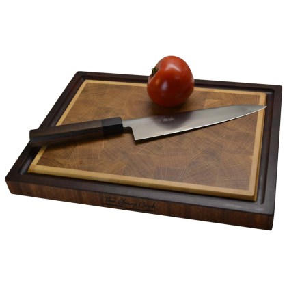 Cutting Board Maple Oak and Sapele Model 001 Large
