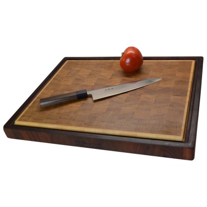 Cutting Board Maple Oak and Sapele Model 001 Large