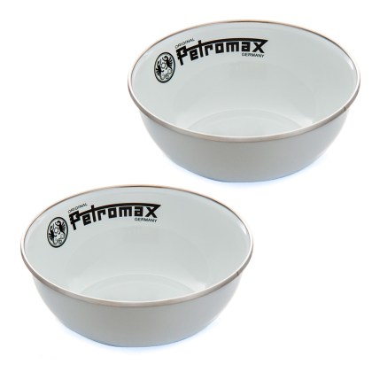 Enamel Bowls white (Set of 2 pieces) Petromax 14.5cm