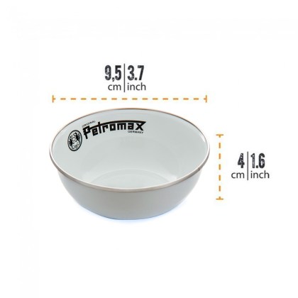 Enamel Bowls white (Set of 2 pieces) Petromax