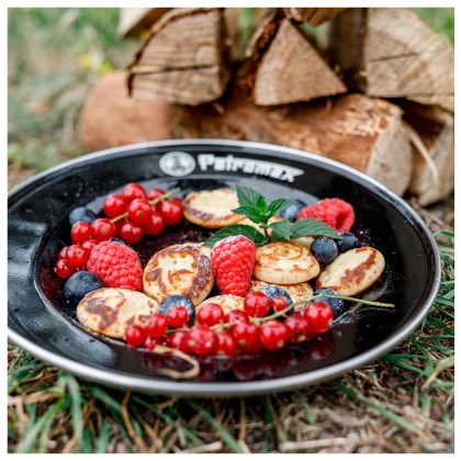 Enamel Plates black, Set of 2 pcs. (26 cm) Petromax