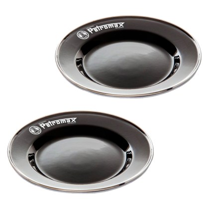 Enamel Plates black (2 pieces in Set) Petromax