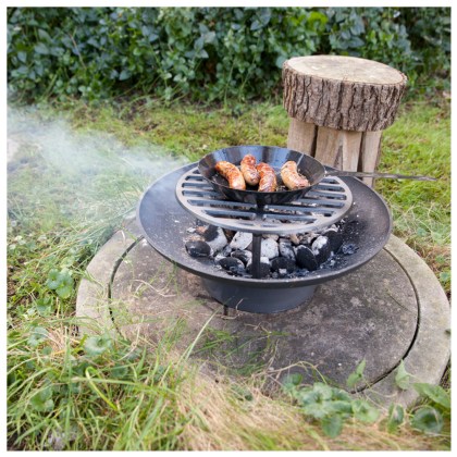 Fire pit grill