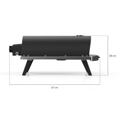 Gas Oven Ziipa Piana Charbon