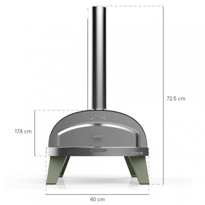 Home Pizza Pellet Oven Ziipa Piana Eucalyptus
