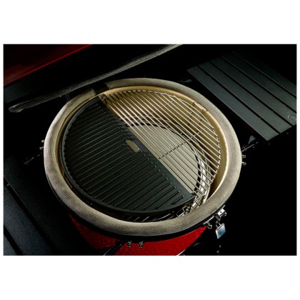 Kamado Joe Kamado Big Joe Half Moon Cast Iron Reversible Griddle