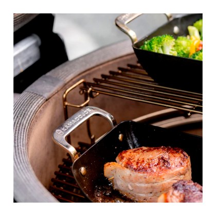Kamado Joe Karbon steel Half-Moon Pan Set