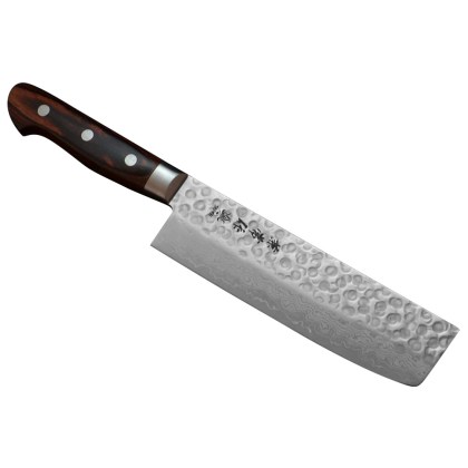 Kanetsune KC-905 Hammered Damascus Nakiri 160mm