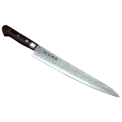 Kanetsune KC-906 Hammered Damascus Sujihiki 240mm