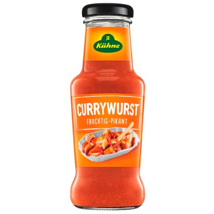 Kuhne CURRYWURST SAUCE CREAM+CURRY 250ml