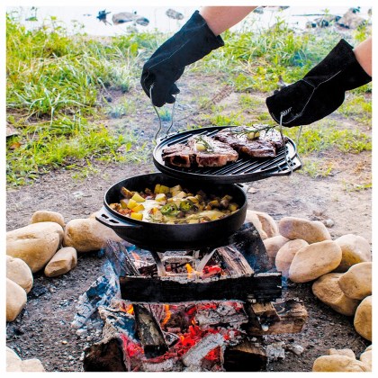 LODGE 14 Inch Cast Iron Cook-It-All