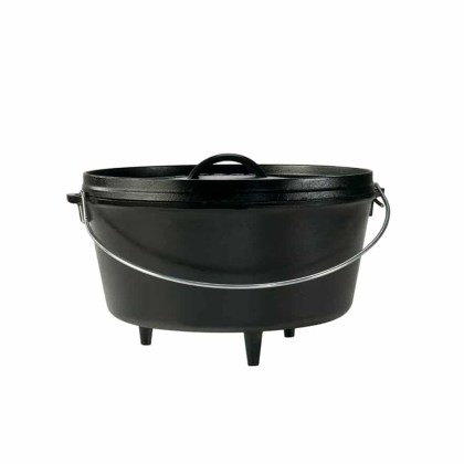 LODGE 30.48cm/7.57Lt Cast Iron Dutch Oven Camping