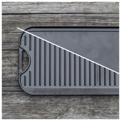 LODGE 50.8x26.51 cm Cast Iron Griddle-Grill