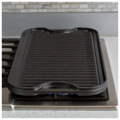 LODGE 50.8x26.51 cm Cast Iron Griddle-Grill