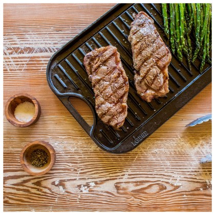 LODGE 50.8x26.51 cm Cast Iron Griddle-Grill