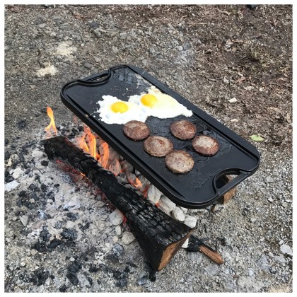 LODGE 50.8x26.51 cm Cast Iron Griddle-Grill