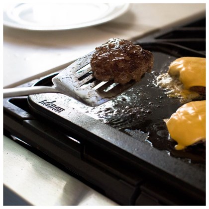 LODGE 50.8x26.51 cm Cast Iron Griddle-Grill
