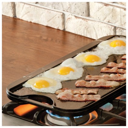 LODGE 50.8x26.51 cm Cast Iron Griddle-Grill