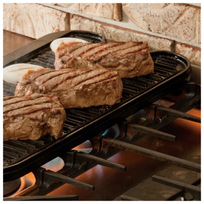 LODGE 50.8x26.51 cm Cast Iron Griddle-Grill