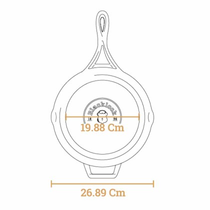 LODGE Blacklock Cast Iron Grill Pan 26,03cm