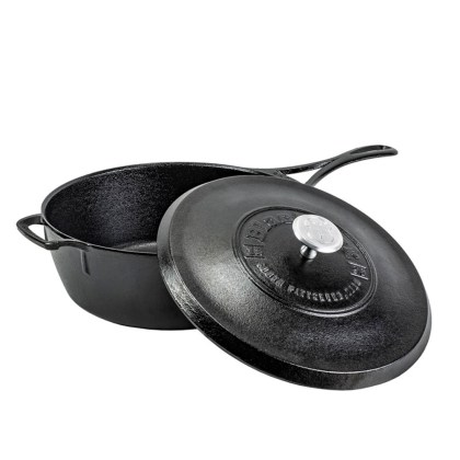 LODGE Blacklock *49* Deep Skillet With Lid