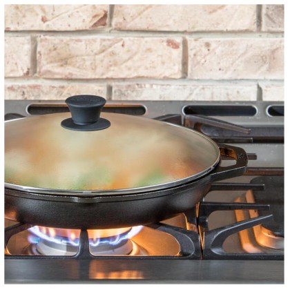 LODGE Cast Iron Deep Pan 30,47 cm - Chef Collection