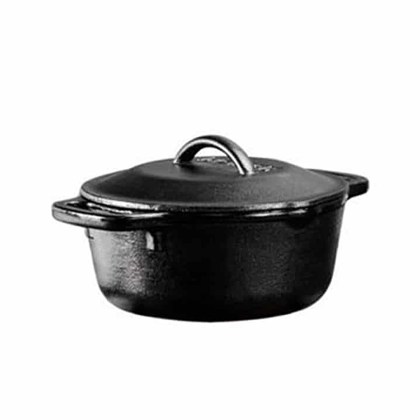 LODGE Cast Iron Dutch Oven 1,89Lt Cast Iron Lid