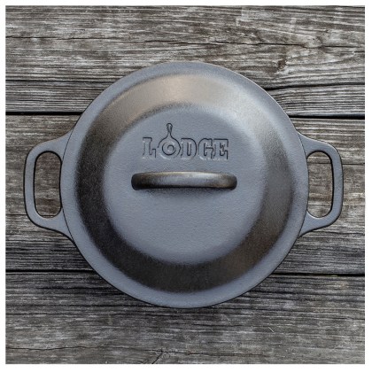 LODGE Cast Iron Dutch Oven 1,89Lt Cast Iron Lid
