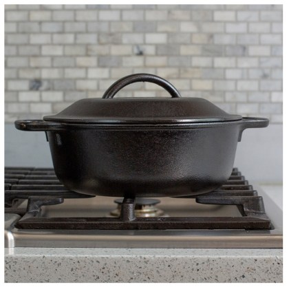 LODGE Cast Iron Dutch Oven 1,89Lt Cast Iron Lid