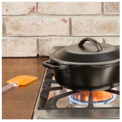 LODGE Cast Iron Dutch Oven 1,89Lt Cast Iron Lid